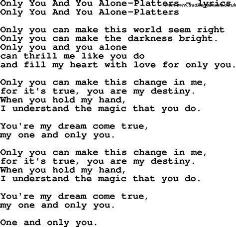 you and you and you lyrics